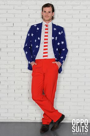 OppoSuits Stjerner og Striper Dress