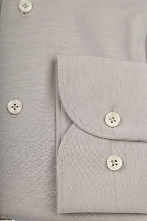 Profuomo Japanese Knitted Shirt Melange Beige
