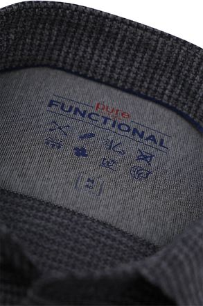 Pure The Functional Shirt Print Antracit