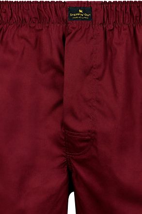 Steppin' Out Boxershort Poplin Rood