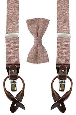 Sir Redman Hosenträger Combi Pack Sposo Stiloso Burgundy
