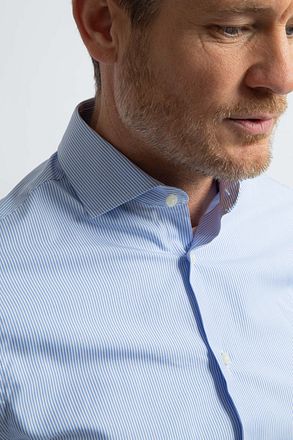 Steppin' Out Shirt Stripe Light Blue