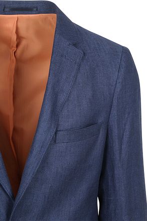 Suitable blazer i linned, panama navy