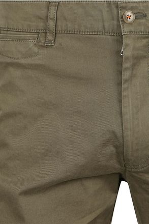 Suitable Chino Plato Olijfgroen