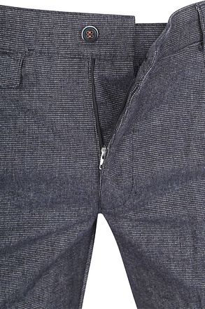 Suitable Chino Pico Pleat Navy