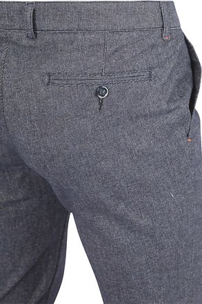 Suitable Chino Pico Pleat Navy