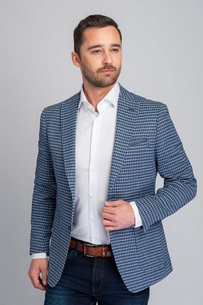 Suitable Blazer Patras Blauw met Emiel