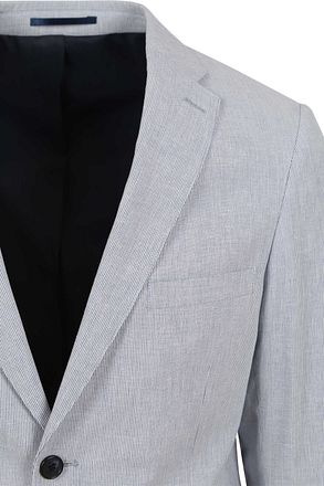 Suitable Blazer Lin Lyseblå