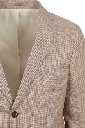 Suitable Linnekavaj Pepita Beige