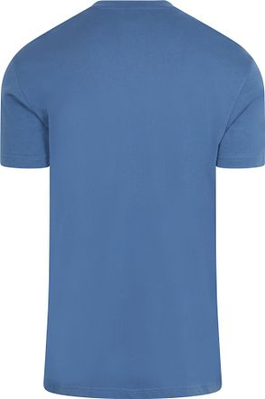 Suitable Obra T-Shirt High Round Neck Mid Blue 2-Pack