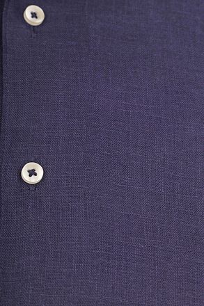 Suitable Overhemd Linnen Navy