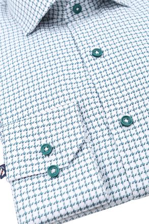 Suitable Shirt Check Print Green