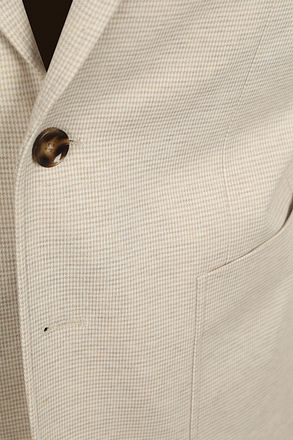 Suitable Sports Jacket Face Print Sand