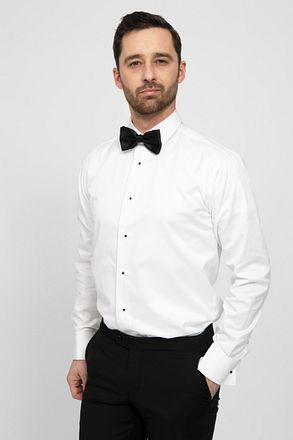 Suitable Tuxedo Shirt Slim-Fit White with Emiel