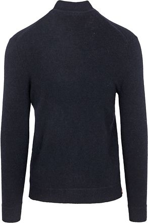 Superdry Henley Essential Halv Glidelås Navy