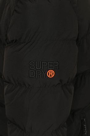 Superdry Pufferjakke med hette Svart