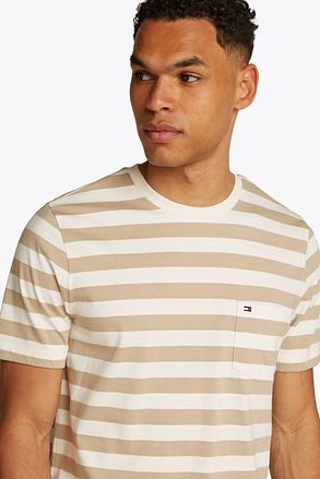 Tommy Hilfiger T-skjorte Stripe Beige