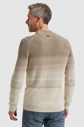 Vanguard Knitted Pullover Stripe Beige