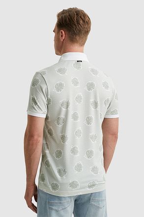 Vanguard Piqué Polo Mønster Lysgrønn