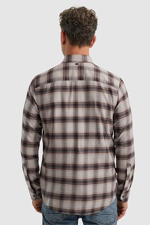 Vanguard Skjorta Rutig Taupe