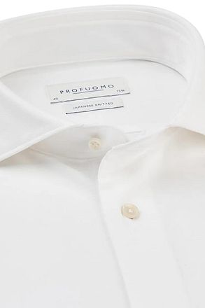 Profuomo Shirt Japanese Knitted White