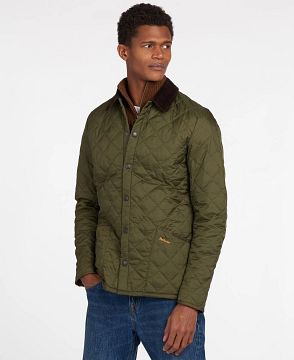 Barbour LIDDESDALE COAT 40 タグ有 Barbour Heritage Liddesdale Quilted Jacket Green MQU0240-OL71