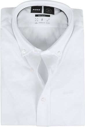 BOSS Overhemd Uni Wit