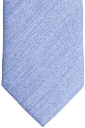 Suitable Silk Tie Herringbone Light Blue