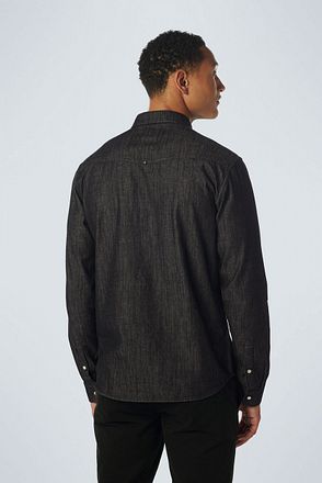No Excess Skjorta i Antracit Denim Twill