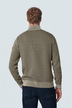 No Excess Half Zip Greige