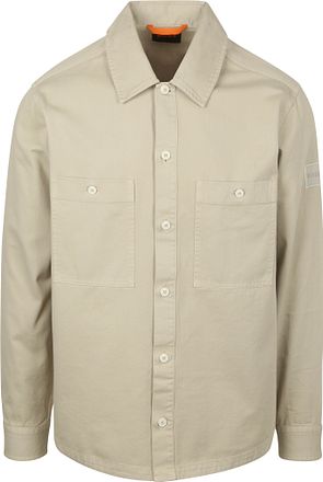 BOSS Overshirt Locky Ljusbeige