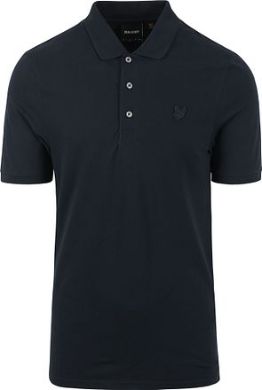 Lyle and Scott Tonal Eagle Polo Shirt Navy