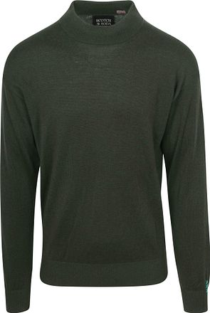 Scotch & Soda Essential Wool Blend Pullover Dark Green