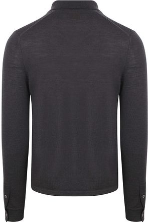 Suitable Cardigan Shirt Merino Anthrazit