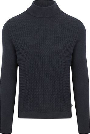 Suitable Turtleneck Cable Navy