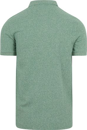 Superdry Piqué Polo Shirt Melange Green