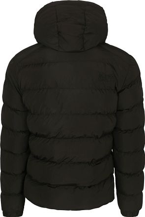 Superdry Pufferjakke med hette Svart