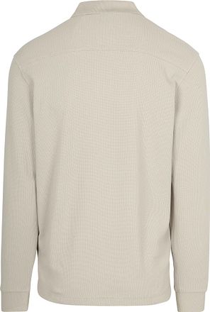 BOSS Petempestolong Long Sleeve Polo Shirt Ecru
