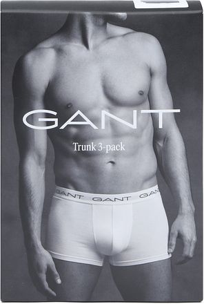 Gant Boxershorts Trunk 3-Pakke Sort Grå Hvid