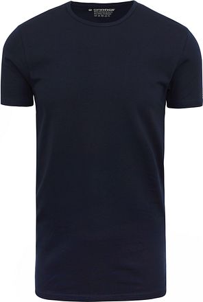 Garage Stretch Basic Navy O-Neck