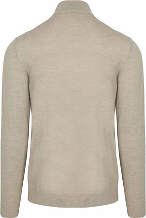 Profuomo Väst Merinoull Beige