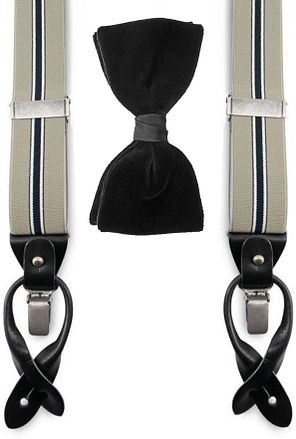 Sir Redman Suspenders Combi Pack Grey Black