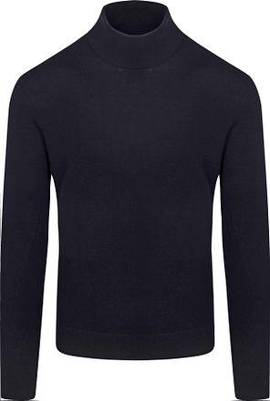 Suitable Merino Høyhalset Genser Navy