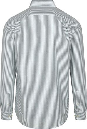 Steppin' Out Chemise Oxford Rayures Vert Clair