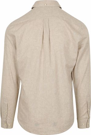 Barbour Skjorte Nelson Tailored Stone Beige
