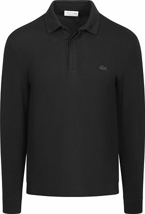 Lacoste Longsleeve Poloshirt Piqué Zwart