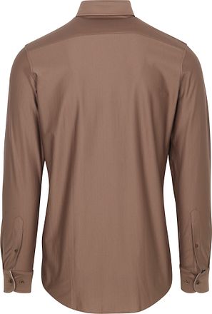Suitable Fiskebensskjorte Beige
