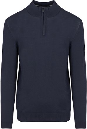 Suitable Race Pull Demi-Zip Marine