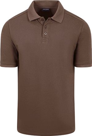 Suitable Respect Polo Shirt Tiger Brown