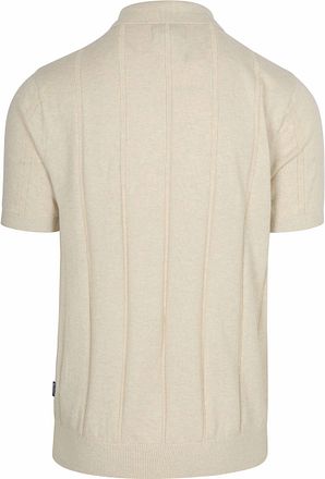 Barbour Wellburn Knitted Polo Ecru